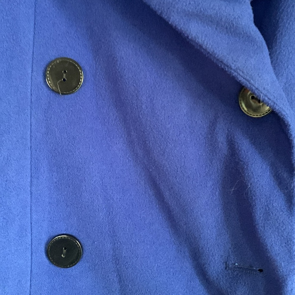 Harve Benard Royal Blue Pea Coat - Picture 4 of 4